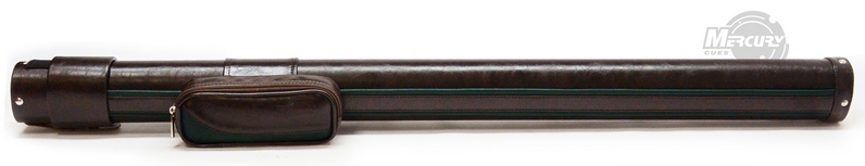 Тубус Mercury-CLUB  с карманом, коричневый глянец/ зеленый